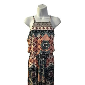 Altar'd State | Dresses | Altard State Aura Floral Maxi Dress Brown Size L  | Poshmark